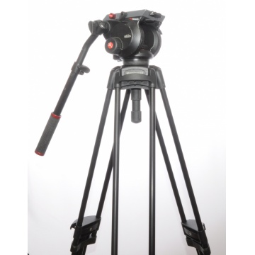 Käytetty Manfrotto 525B+504HD videojalusta